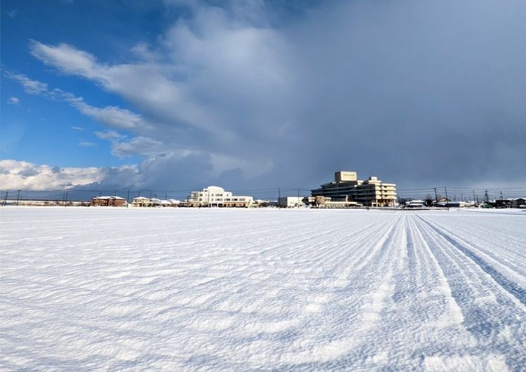 庄内地方 吹雪